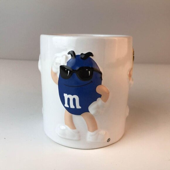 M&M’s Embossed White Coffee Mug - Picture 3 of 6